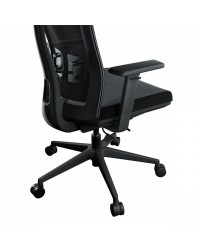 CADEIRA ERGONOMICA OFFICE B7 COM DESCANSO PRETA - PCOB7PT