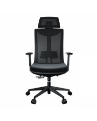 CADEIRA ERGONOMICA OFFICE B7 COM DESCANSO PRETA - PCOB7PT