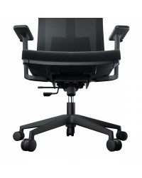 CADEIRA ERGONOMICA OFFICE B7 COM DESCANSO PRETA - PCOB7PT