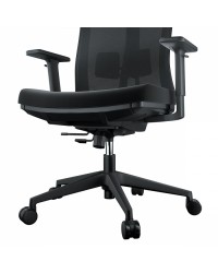 CADEIRA ERGONOMICA OFFICE B7 COM DESCANSO PRETA - PCOB7PT