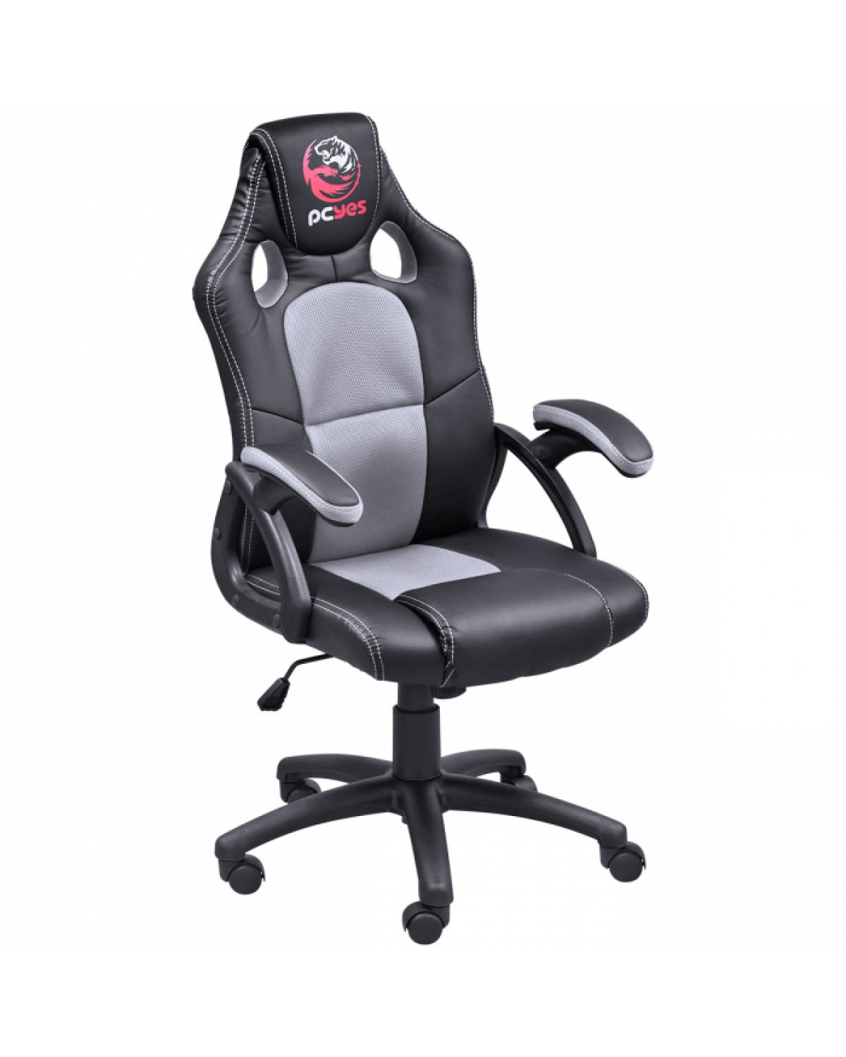 CADEIRA GAMER MAD RACER V6 CINZA/PRETO - MADV6CZ PCYES-