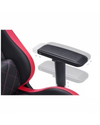 CADEIRA GAMER MAD RACER V10 PRETO COM DETALHES EM VERMELHO - MADV10VMGL PCYES