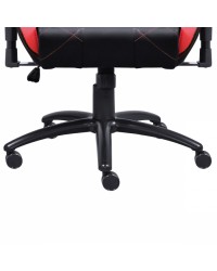 CADEIRA GAMER MAD RACER V10 PRETO COM DETALHES EM VERMELHO - MADV10VMGL PCYES