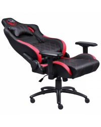 CADEIRA GAMER MAD RACER V10 PRETO COM DETALHES EM VERMELHO - MADV10VMGL PCYES