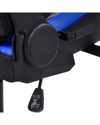 CADEIRA GAMER MAD RACER V10 PRETO COM DETALHES EM AZUL - MADV10AZGL PCYES