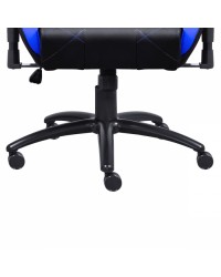 CADEIRA GAMER MAD RACER V10 PRETO COM DETALHES EM AZUL - MADV10AZGL PCYES