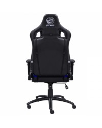 CADEIRA GAMER MAD RACER V10 PRETO COM DETALHES EM AZUL - MADV10AZGL PCYES