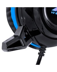 HEADSET VX GAMING TARANIS V2 P2 COM MICROFONE - PRETO E AZUL