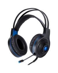 HEADSET GAMER VX GAMING LUGH LED AZUL USB COM MICROFONE FLEXIVEL - GH300