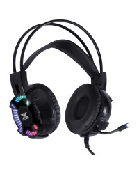 HEADSET GAMER VX GAMING ENYA AUDIO 7.1 LED RGB ESTÁTICO USB, MICROFONE FLEXÍVEL COM SOFTWARE DE ÁUDIO - GH400