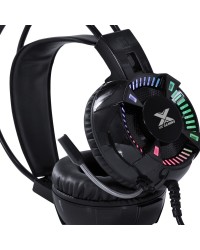 HEADSET GAMER VX GAMING ENYA AUDIO 7.1 LED RGB ESTÁTICO USB, MICROFONE FLEXÍVEL COM SOFTWARE DE ÁUDIO - GH400