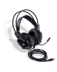 HEADSET GAMER VX GAMING ENYA AUDIO 7.1 LED RGB ESTÁTICO USB, MICROFONE FLEXÍVEL COM SOFTWARE DE ÁUDIO - GH400