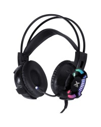 HEADSET GAMER VX GAMING ENYA AUDIO 7.1 LED RGB ESTÁTICO USB, MICROFONE FLEXÍVEL COM SOFTWARE DE ÁUDIO - GH400