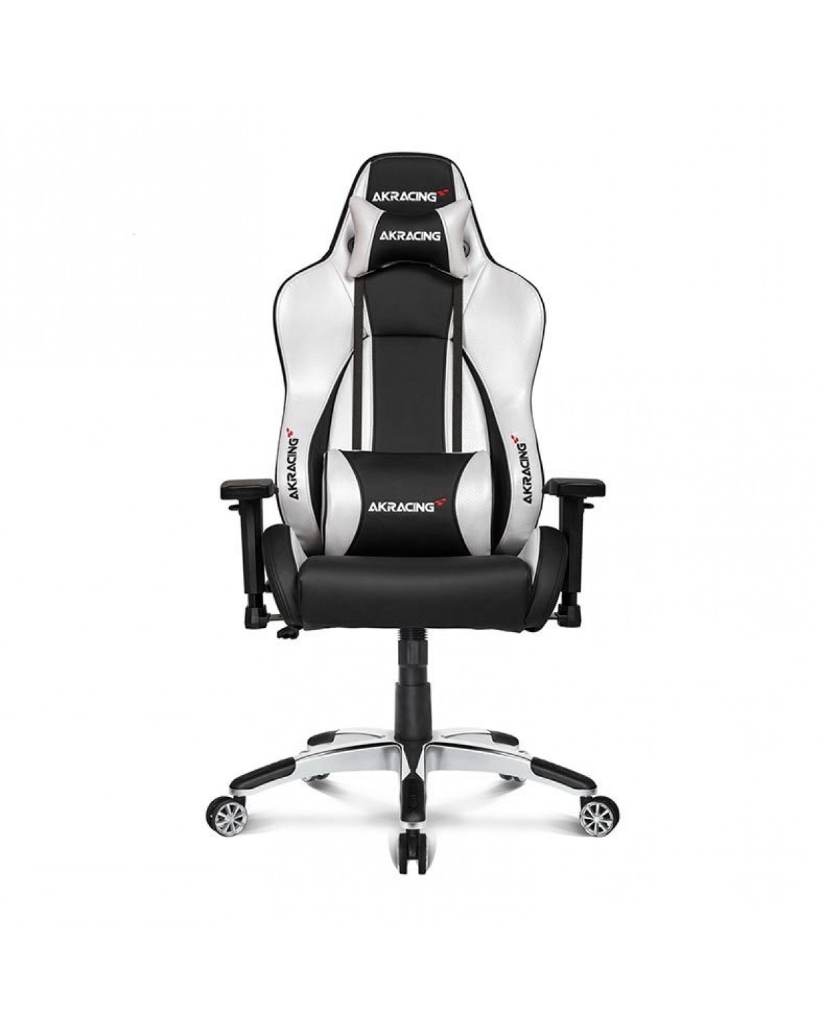 Cadeira Gamer Akracing Premium V2 Silver (Preta/Cinza)