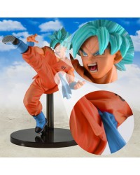 FIGURE - DRAGON BALL SUPER - GOKU BLUE SPECIAL REF.27818/27819 | BONECO GOKU BLUE