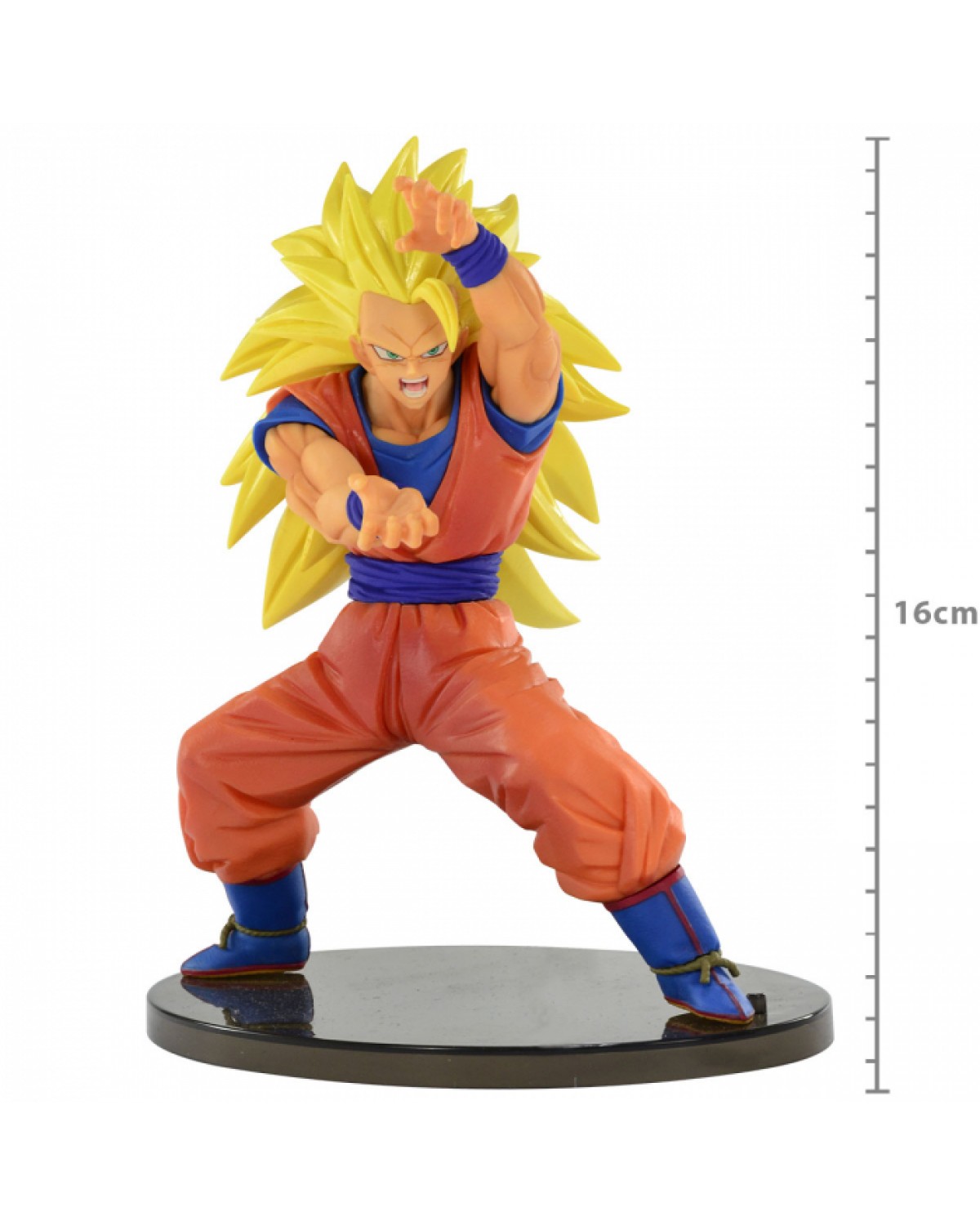 FIGURE DRAGON BALL SUPER - GOKU SUPER SAYAJIN 3 - CHOSENSHIRETSUDEN REF: 29895/29896