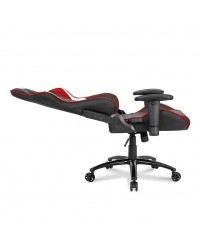 CADEIRA GAMER DT3 SPORTS ELISE PRETA COM VERMELHO