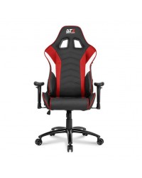 CADEIRA GAMER DT3 SPORTS ELISE PRETA COM VERMELHO