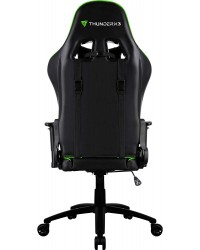 Cadeira Gamer Profissional TGC12 Preta/Verde THUNDERX3