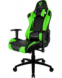 Cadeira Gamer Profissional TGC12 Preta/Verde THUNDERX3